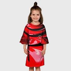 Платье клеш для девочки MERCEDES, цвет: 3D-принт — фото 2