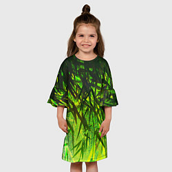 Платье клеш для девочки ТРАВА TRAVA, цвет: 3D-принт — фото 2