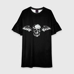 Платье клеш для девочки Avenged Sevenfold - Deleed 1, цвет: 3D-принт