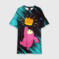 Платье клеш для девочки ФОЛЛ ГАЙС, цвет: 3D-принт