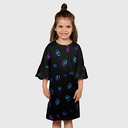 Платье клеш для девочки LEXUS ЛЕКСУС, цвет: 3D-принт — фото 2