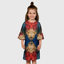 Платье клеш для девочки MAGNETIC, цвет: 3D-принт — фото 2