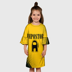 Платье клеш для девочки IMPOSTOR NIRVANA, цвет: 3D-принт — фото 2