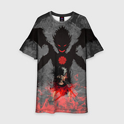 Детское платье Черный клевер