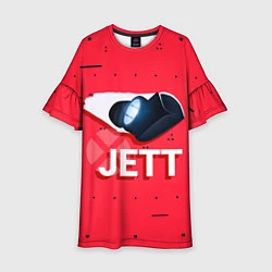 Платье клеш для девочки Jett, цвет: 3D-принт
