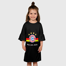 Платье клеш для девочки Бавария, цвет: 3D-принт — фото 2