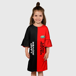 Платье клеш для девочки Range Rover, цвет: 3D-принт — фото 2