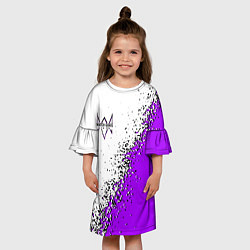 Платье клеш для девочки WATCH DOGS LEGION, цвет: 3D-принт — фото 2