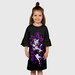 Платье клеш для девочки GENSHIN IMPACT, ДИОНА, цвет: 3D-принт — фото 2
