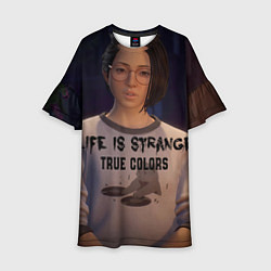 Платье клеш для девочки Life is strange true colors, цвет: 3D-принт