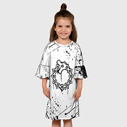 Платье клеш для девочки МЕЛИОДАС 7 СМЕРТНЫХ ГРЕХОВ, цвет: 3D-принт — фото 2