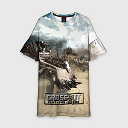 Платье клеш для девочки Crossout Game, цвет: 3D-принт