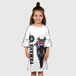 Платье клеш для девочки YAMAHA 002, цвет: 3D-принт — фото 2