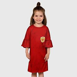 Платье клеш для девочки СБОРНАЯ РОССИИ 2021 ФОРМА, цвет: 3D-принт — фото 2