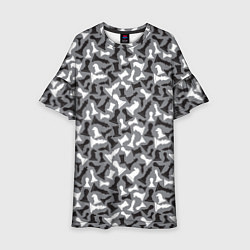 Платье клеш для девочки Шахматист, цвет: 3D-принт