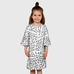 Платье клеш для девочки Cleo, цвет: 3D-принт — фото 2