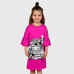 Платье клеш для девочки Undertales bros, цвет: 3D-принт — фото 2