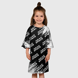 Платье клеш для девочки Dead Space - Exposion Pattern, цвет: 3D-принт — фото 2
