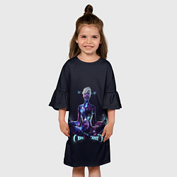 Платье клеш для девочки Galaxy Scout, цвет: 3D-принт — фото 2