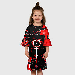 Платье клеш для девочки GHOSTEMANE, цвет: 3D-принт — фото 2