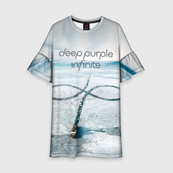 Платье клеш для девочки Infinite - Deep Purple, цвет: 3D-принт