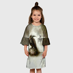 Платье клеш для девочки Sounds of a Playground Fading цвета 3D-принт — фото 2