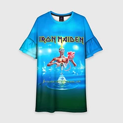 Платье клеш для девочки Seventh Son of a Seventh Son - Iron Maiden, цвет: 3D-принт