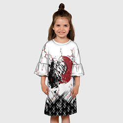 Платье клеш для девочки Берсерк Berserk, цвет: 3D-принт — фото 2