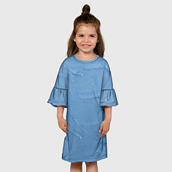 Платье клеш для девочки Свежая краска, цвет: 3D-принт — фото 2