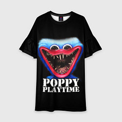 Платье клеш для девочки Poppy Playtime, цвет: 3D-принт