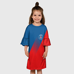 Платье клеш для девочки PSG GRADIENT SPORT UNIFORM, цвет: 3D-принт — фото 2