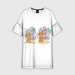 Платье клеш для девочки С днем рождения 11 месяц, цвет: 3D-принт