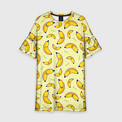 Платье клеш для девочки Банановый Бум, цвет: 3D-принт
