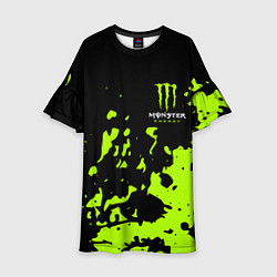 Детское платье Monster Energy green