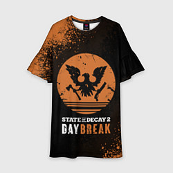 Платье клеш для девочки Day break State of Decay 2, цвет: 3D-принт