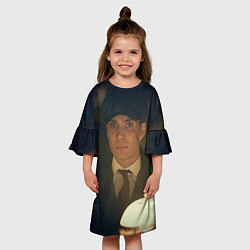 Платье клеш для девочки Острые Козырьки 2, цвет: 3D-принт — фото 2
