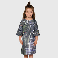 Платье клеш для девочки Light Kevlar, цвет: 3D-принт — фото 2