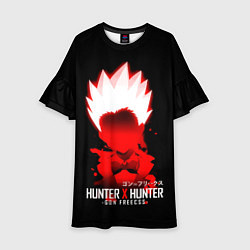 Платье клеш для девочки Hunter x Hunter - Gon Furikusu, цвет: 3D-принт