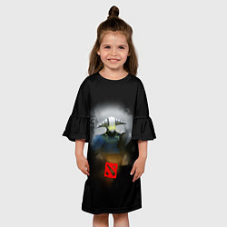 Платье клеш для девочки HERO SVEN DOTA 2, цвет: 3D-принт — фото 2