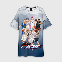 Платье клеш для девочки Kuroko no Basket Баскетбол Куроко, цвет: 3D-принт
