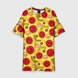 Детское платье Pizza salami