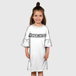 Платье клеш для девочки Team Assotiated RC, цвет: 3D-принт — фото 2