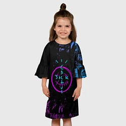 Платье клеш для девочки Fortnite x Travis Scott, цвет: 3D-принт — фото 2