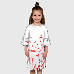 Платье клеш для девочки Mitsubishi ASX, цвет: 3D-принт — фото 2