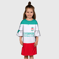 Платье клеш для девочки Liverpool sport, цвет: 3D-принт — фото 2
