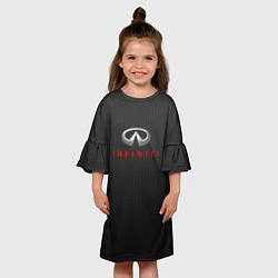 Платье клеш для девочки Infinity спорт, цвет: 3D-принт — фото 2