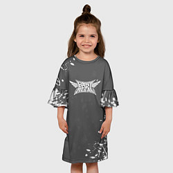 Платье клеш для девочки BABYMETAL moametal, цвет: 3D-принт — фото 2