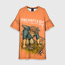 Платье клеш для девочки Uncharted 4 A Thiefs End, цвет: 3D-принт