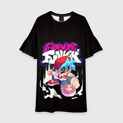 Платье клеш для девочки Friday Night Funkin Boyfrend, цвет: 3D-принт