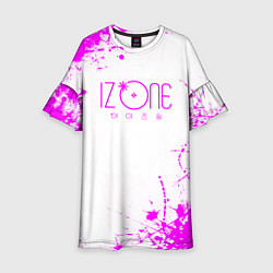 Платье клеш для девочки Izone, цвет: 3D-принт